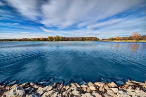fall across the lake